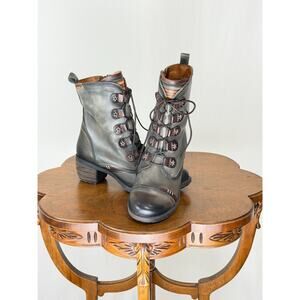 Pikolinos Lace Up Side Zip Boot US Womens 6.5 EU 37 #0138C